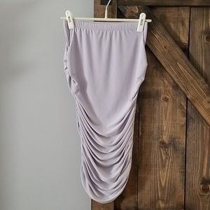 Fitted Skirt With Side Ruching